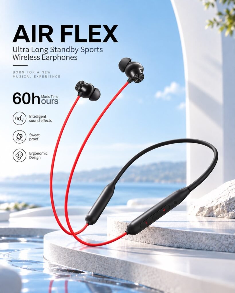 Treams Air Flex Wireless Neckband Earphones