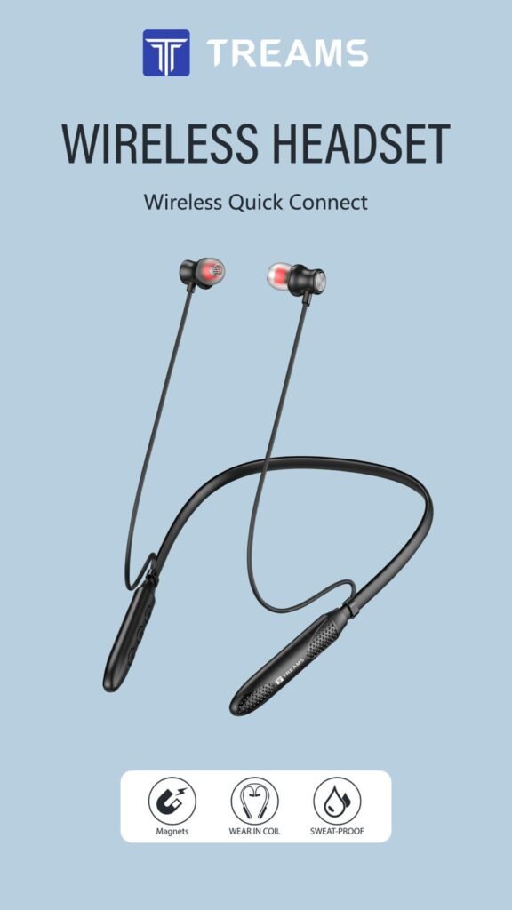 Treams Wireless Neckband Headset (TRM BT-145)
